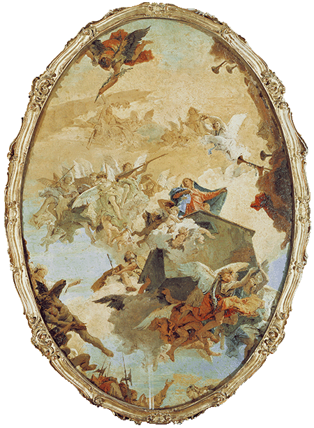 Giovanni Battista Tiepolo, Transportation of the Holy House from Nazareth to Loreto, 1743, Galleria dell’ Accademia, Venice, Italy
